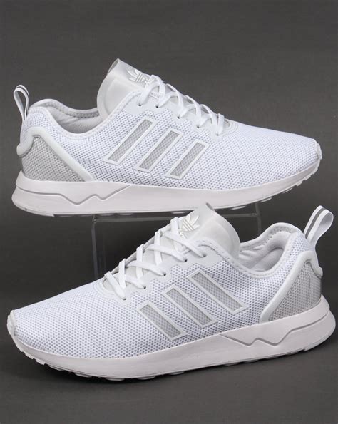 adidas zx flux white men's.